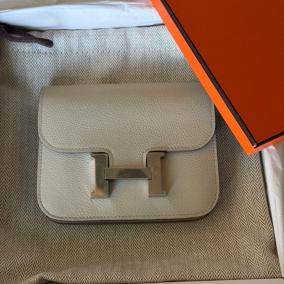 Hermes Handbags - Hermes Beton Compact Slim Constance Wallet w/box and dust bag